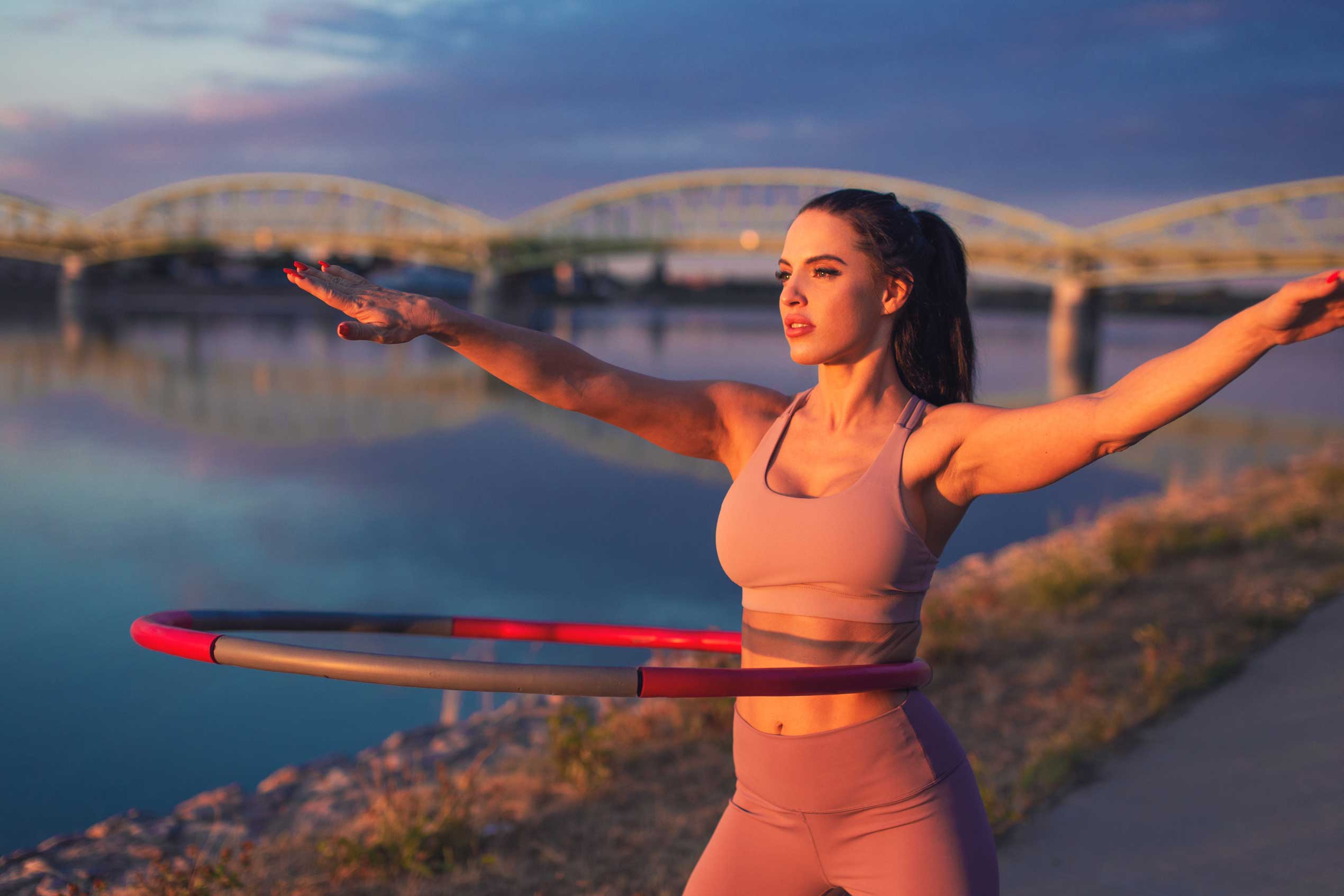 Hula Hoop Workout Mit Ganz Viel Spa Zum Flachen Bauch Gofeminin