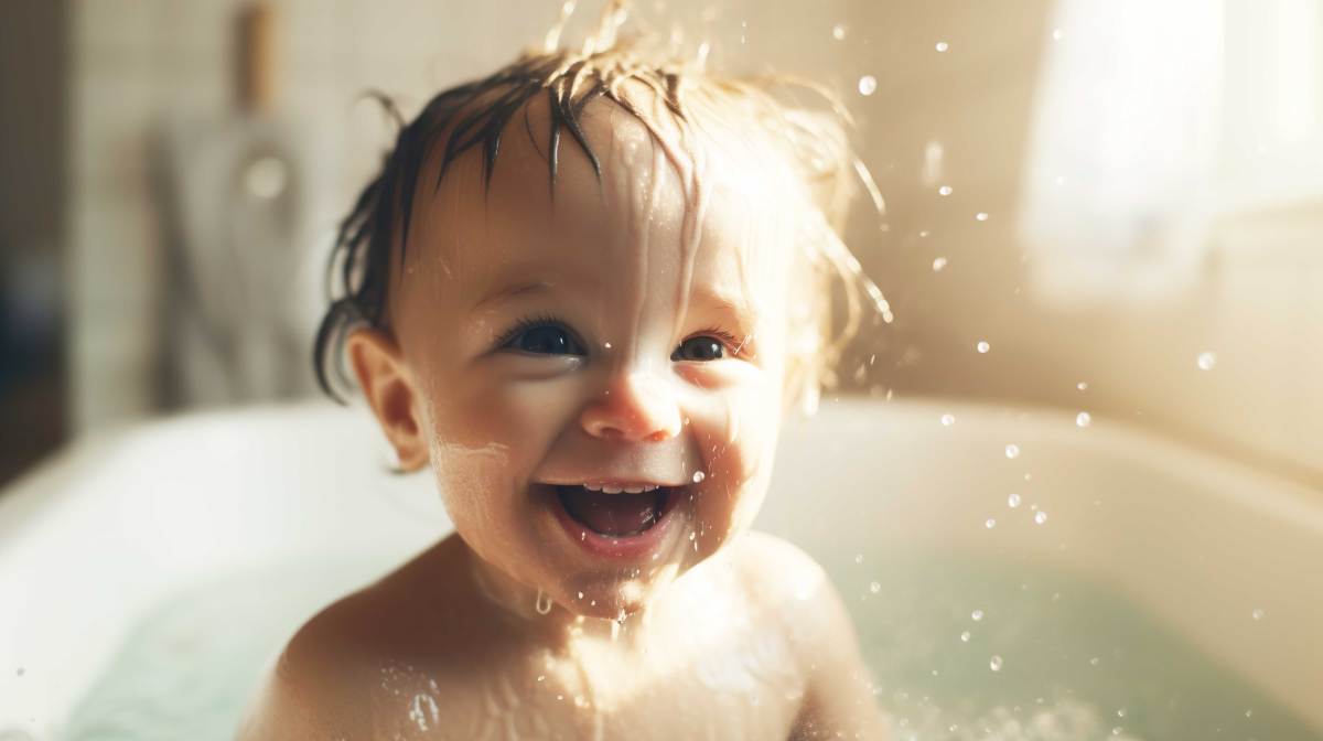 Brauchen schon kleine Kinder täglich ein Bad oder eine Dusche oder schadet zu viel Hygiene sogar ihrer Gesundheit?