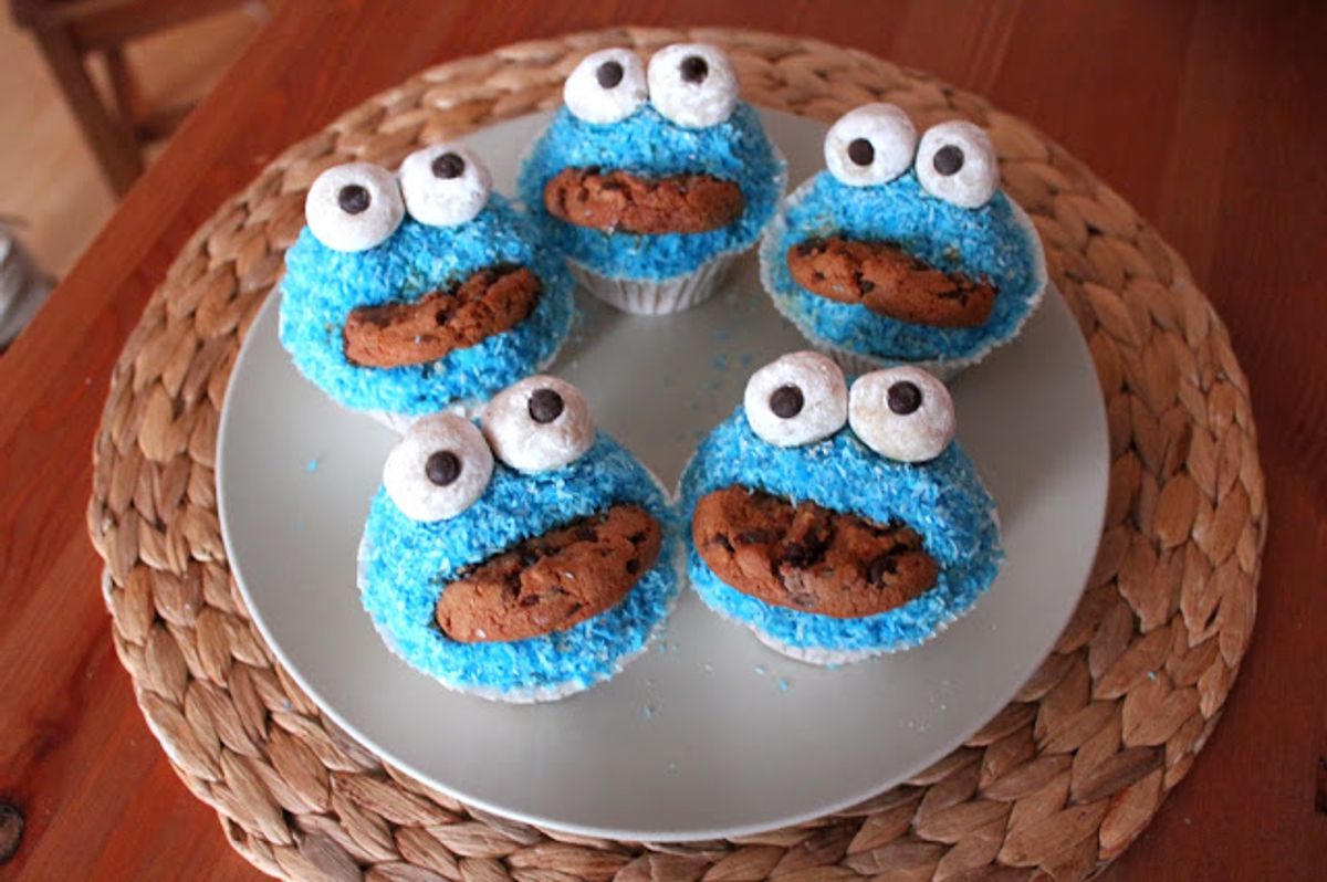 Krümelmonster-Muffins backen: einfaches Rezept