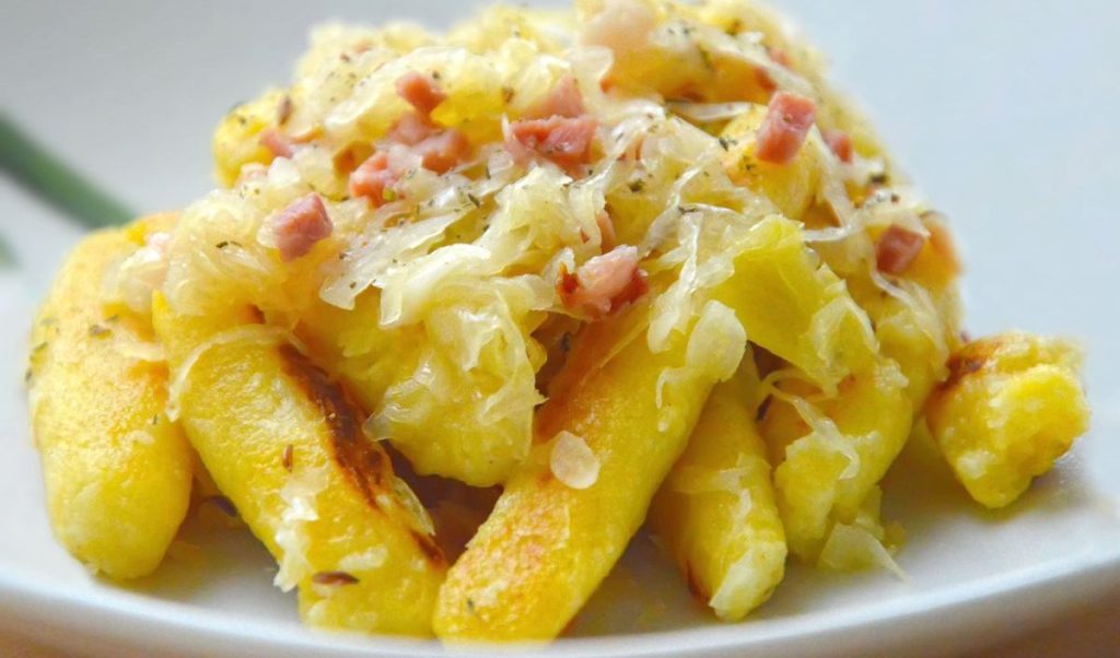 Schupfnudel-Pfanne mit Sauerkraut: Schnelles Rezept