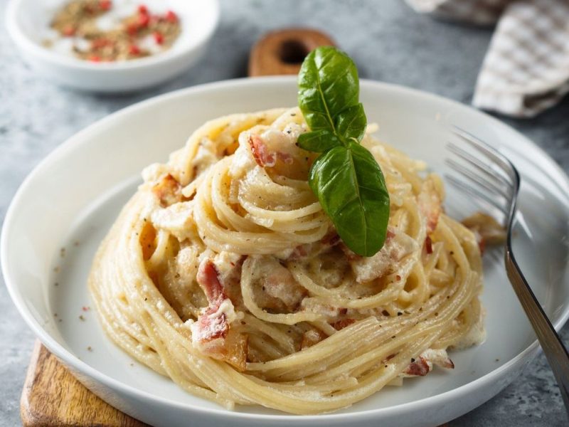 Spaghetti Carbonara ohne Ei: Einfaches Rezept