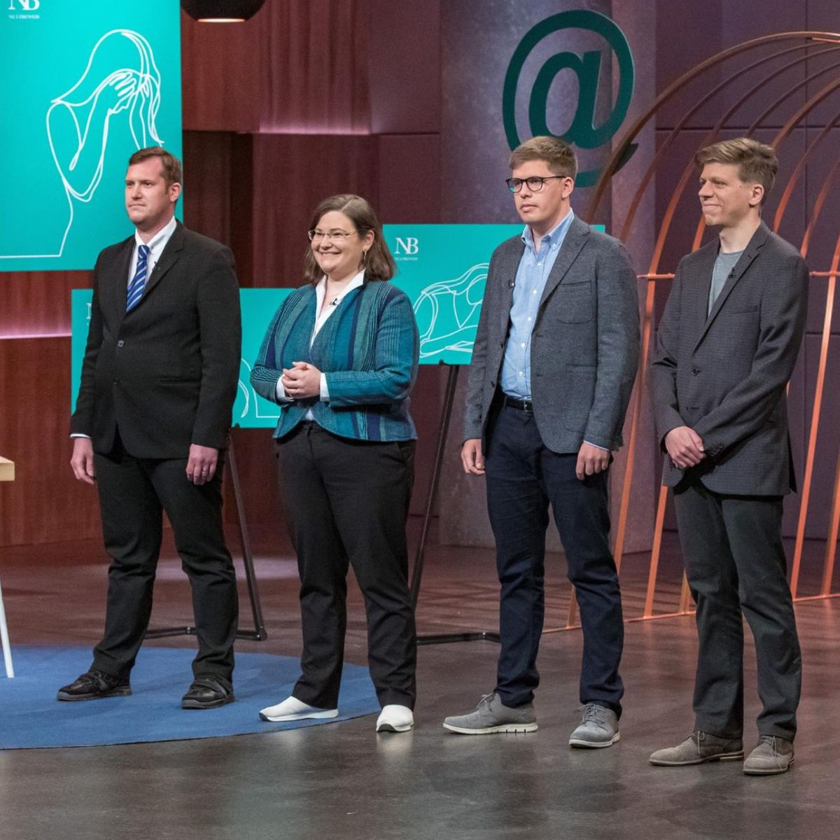 Das Netzbeweis-Team bei DHDL