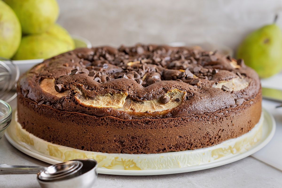 Schoko-Birnen-Kuchen: Göttliches Rezept – zum Verlieben gut! - gofeminin