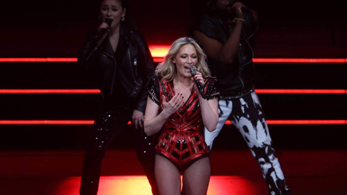 Helene Fischer singt auf Konzert