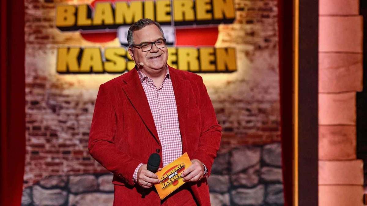 Elton bei der RTL-Sendung Blamieren oder Kassieren.