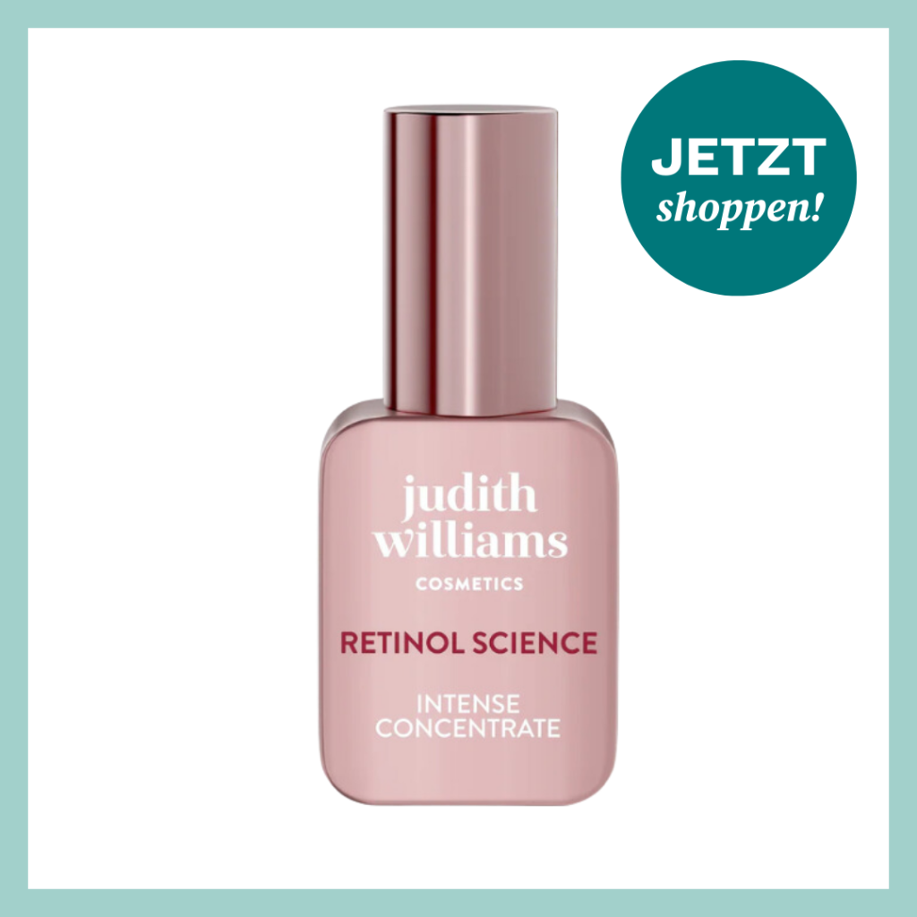 Retinol Serum in rosa Verpackung von Hautpflege-Expertin Judith Williams