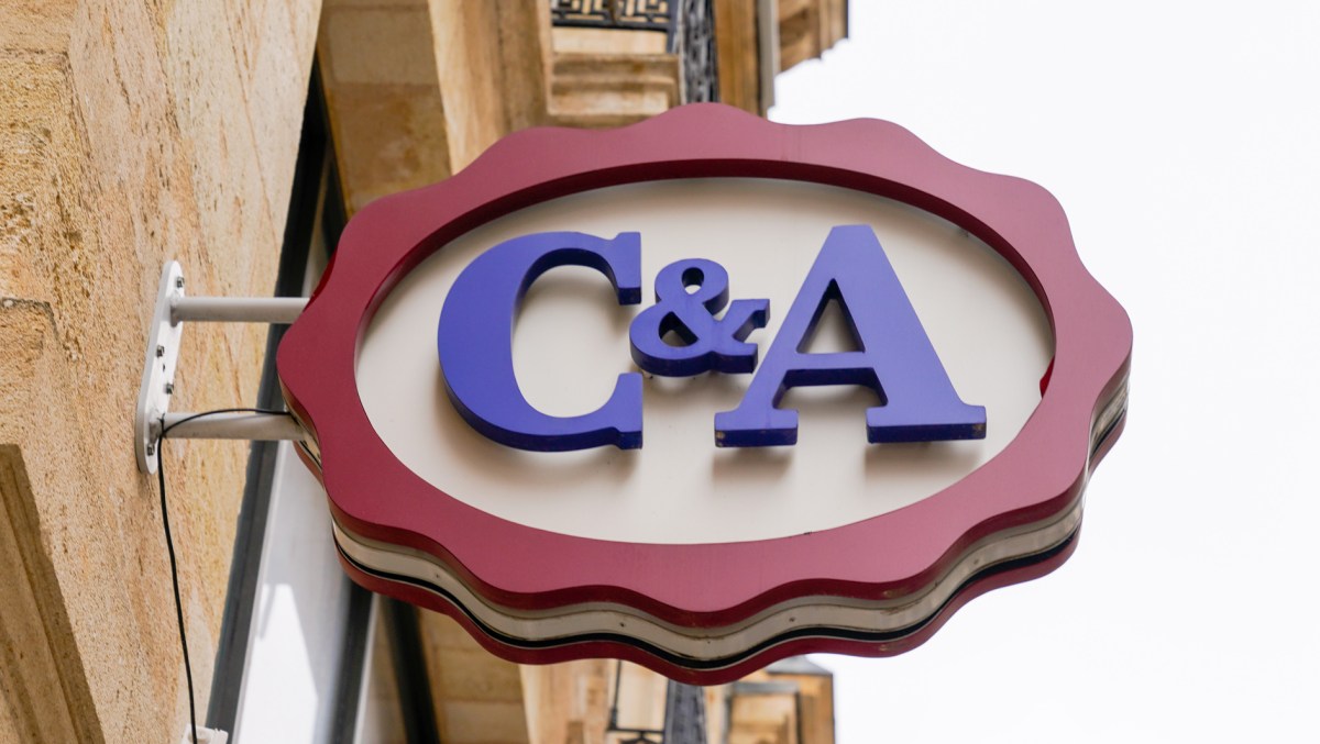 C&A Logo Schild