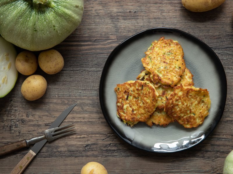 Kartoffelpuffer mit Zucchini