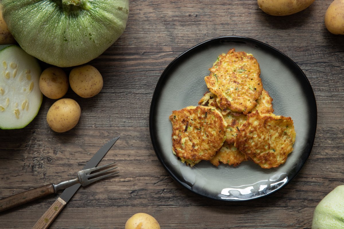 Kartoffelpuffer mit Zucchini