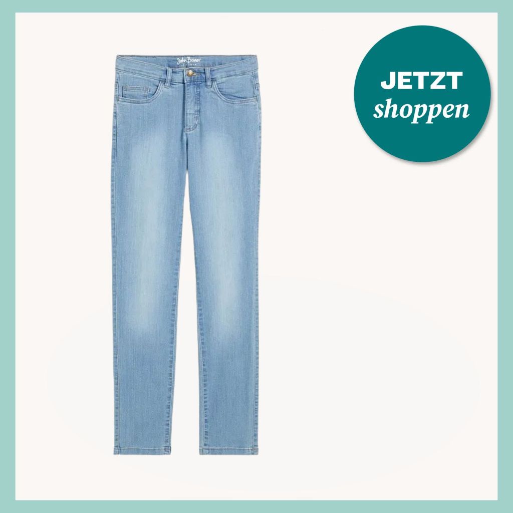 Straight Jeans mit Mid Waist aus bequemem Stretch