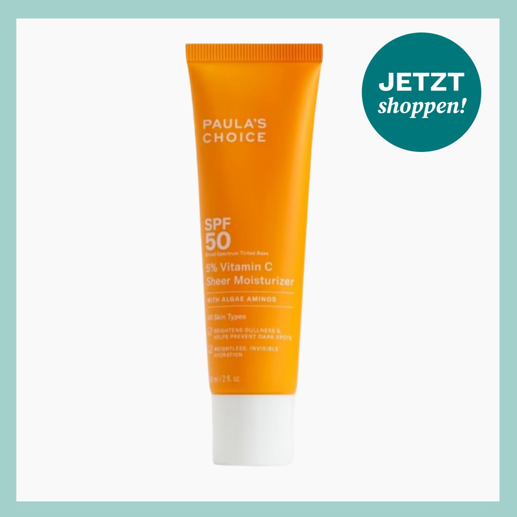 Orangene Tube mit Sonnencreme fürs Gesicht