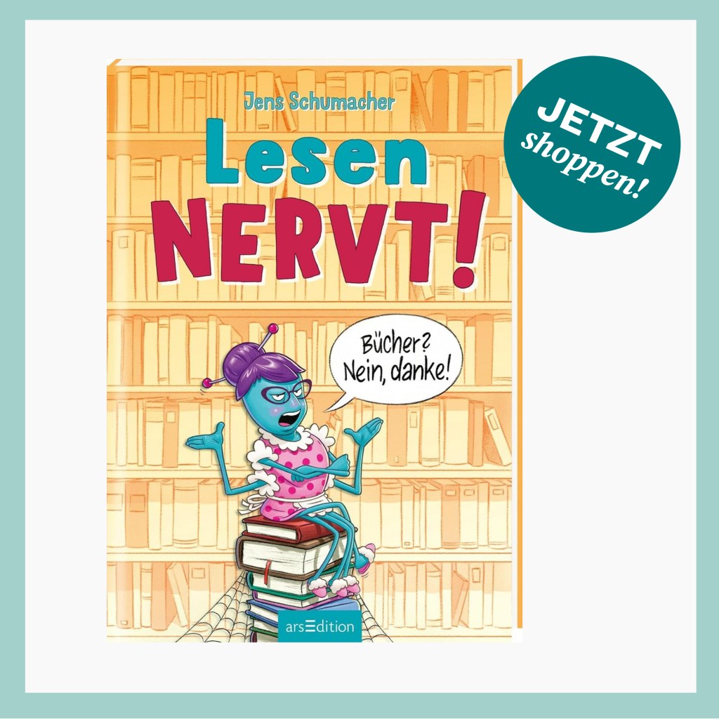 Cover des Buches "Lesen NERVT! – Bücher? Nein, danke!"