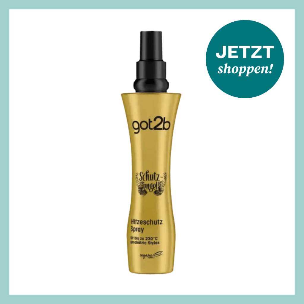 Hitzeschutzspray für die Haare aus der Drogerie