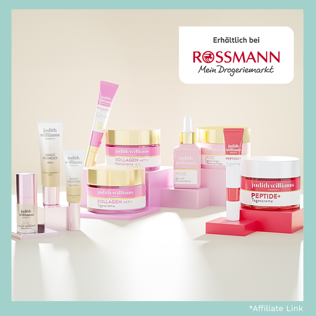 Judith Williams Kosmetikprodukte, die es bei Rossmann gibt