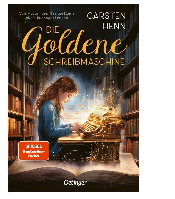 Vover von "Die goldene Schreibmaschine", erschienen bei Verlag Friedrich Oetinger GmbH